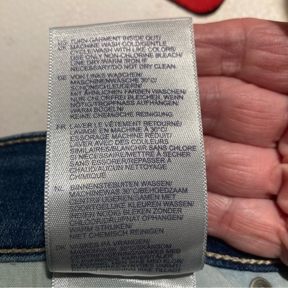 NYDJ Sz 14 Marilyn Straight Ankle Mid Wash Lift Tuck Technology Jeans NEW - Picture 7 of 16